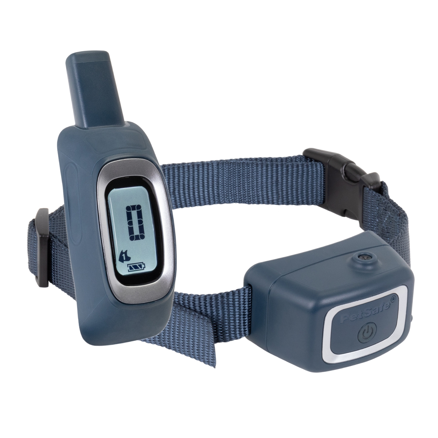 Der PetSafe Ferntrainer „PDT19-16397“ mit Sprühhalsband, 300m Reichweite und 2 Spray-Nachfüllungen wird auf weißem Hintergrund angezeigt.