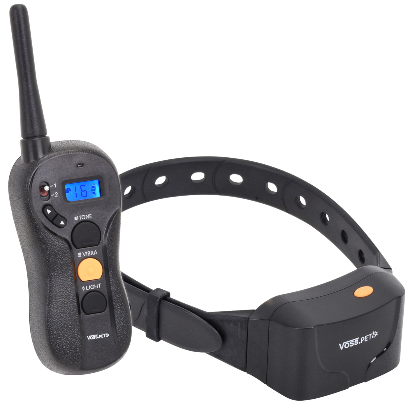 Ferntrainer VOSS.PET SensiDOG 600 Hund Vibration Ton Licht Halsband