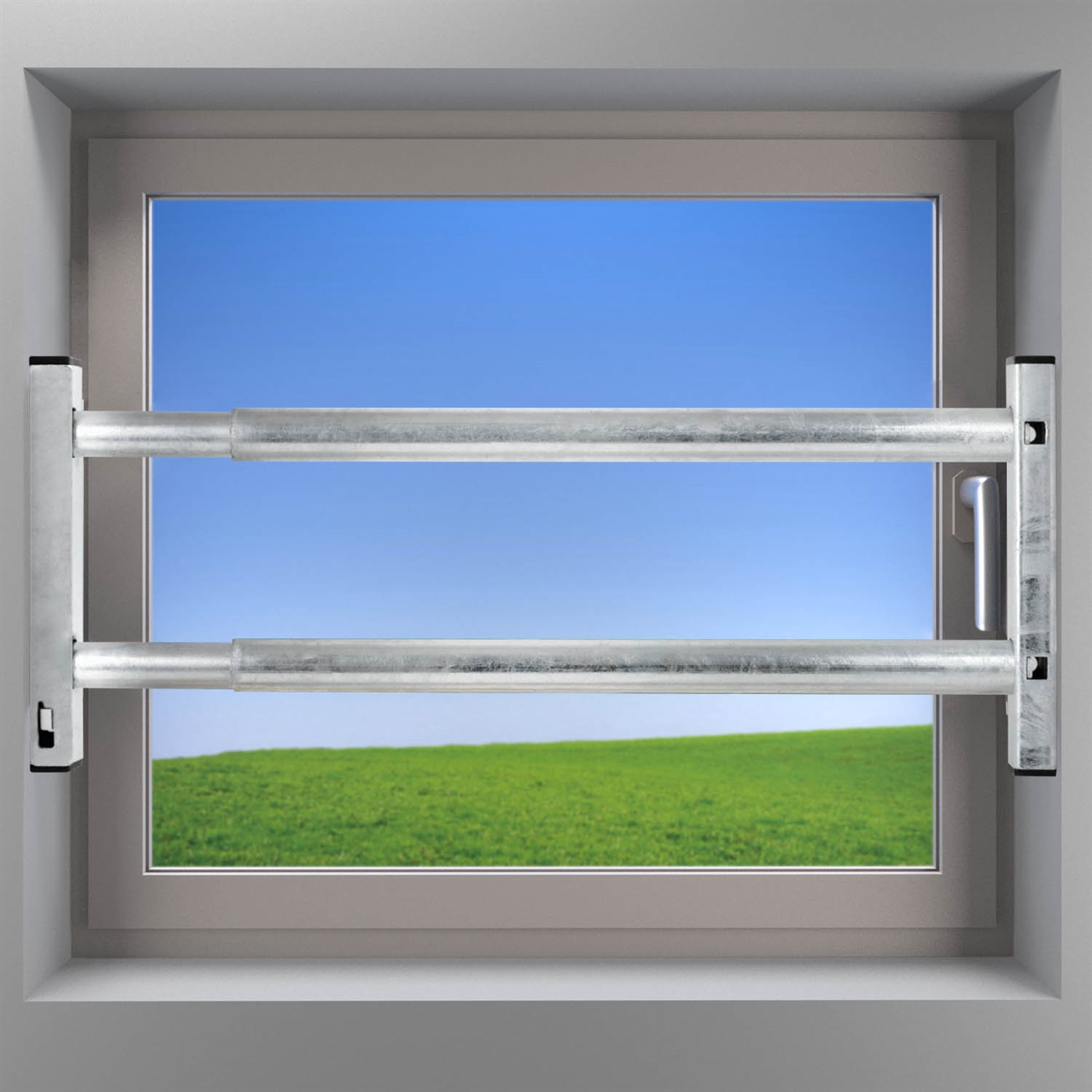 Fenstersicherung Einbruchschutz Fensterschloss Fensterriegel Verzinkt  Sicherung