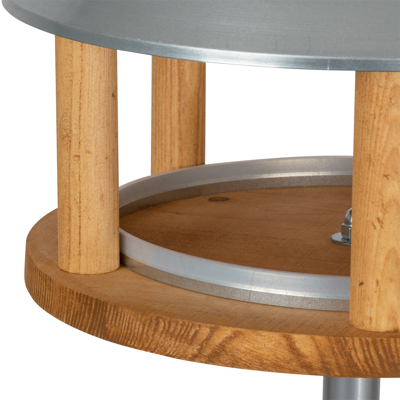 B-Ware: VOSS.garden Vogelhaus "Kolding" - aus Holz mit Metalldach, inkl. Ständer