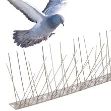 VOSS.garden Premium Vogelabwehr - Edelstahl „Bird Spikes“ 5-reihige Taubenabwehr, Vogelspitzen