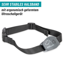 VOSS.pet Anti-Bell Halsband „AB Sonic“, Ultraschall-Halsband zur Abgewöhnung des Bellens bei Hunden