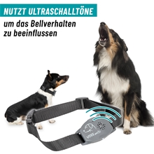 VOSS.pet Anti-Bell Halsband „AB Sonic“, Ultraschall-Halsband zur Abgewöhnung des Bellens bei Hunden