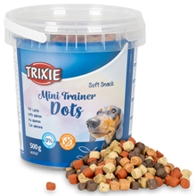 Trixie Trainer Snack Mini Dots für Hunde mit Lachs, 500g