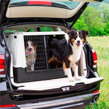 ATLAS CAR MAXI, Transportbox für Hunde, mit Trennwand, 100x80x71cm, bis 60kg