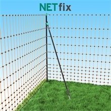 VOSS.farming "NetFix" - extra stabile Fiberglas-Strebe für Weidezaunnetze, 65cm