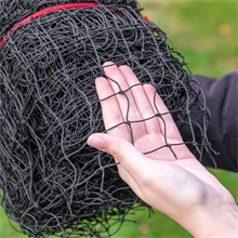 Geflügel-Schutznetz, Teich-Netz, Volieren Netz, Greifvogelschutz-Netz, 10x20m, schwarz