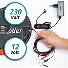 VOSS.pet fenci MD10 - 12V / 230V Weidezaungerät - einfache Einzäunung, Paddocks