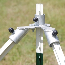 Ecklösungs-Set T-Post "SAFE", 4x Diagonalhülse + 1x Tophülse