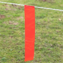 Absperrleine mit Flaggen 100m, Absperrseil