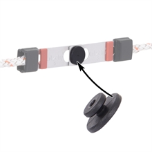 6x "Litzclip® Safety Link" Seilverbinder für Weidezaunseil, Ø 6mm