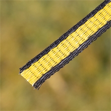 B-Ware: Weidezaunband "ZAREBA" 400m, 12mm, 7x0,2 Niro, gelb-schwarz