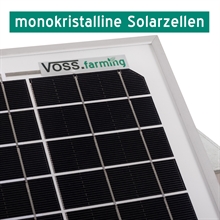 VOSS.farming Komplett-Set: 12W Solarsystem + Box + 12V Weidezaungerät GreenEnergy + 88Ah Akku