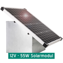 B-Ware: VOSS.farming Set: 55W Solarsystem für 12V Weidezaungerät + Tragebox