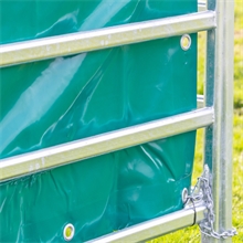 VOSS.farming Weidepanel-Zelt mit Dachplane und kompletter Seitenplane, 3,6mx4m