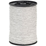 B-Ware: Weidezaun Seil 200 m, 6 mm, 7x0,20 Niro, weiß