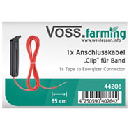 VOSS.farming Clip Band-Anschlußkabel, 85cm, mit Kunststoffklemme