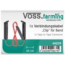 VOSS.farming Clip Band-Verbindungskabel, 65cm, mit Kunststoffklemme