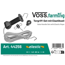 VOSS.farming Torgriff-Set mit Elastikseil 4,90m (9,5m ausziehbar)
