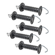 5x Torgriff groß, mit Bandanschluß 20mm, verzinkt