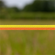 VOSS.farming Weidezaun Band 250m, 10mm, 4x0,16 Niro, gelb-orange 1*