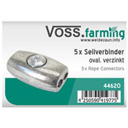 5x VOSS.farming Seil-Verbinder, oval, verzinkt bis 6,5mm