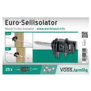 25x VOSS.farming Euro-Seilisolator, auf Stütze 6mm