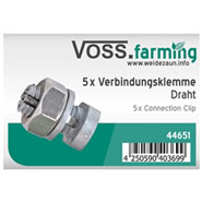 5x VOSS.farming Draht Verbindungsklemme für Weidezaundraht