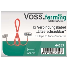 VOSS.farming Litze-Verbindungskabel, 60cm, schraubbar