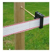 10x Langstiel Klipp Breitband-Seil Isolator, Holzgewinde
