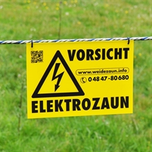 5x Warnschilder "VORSICHT ELEKTROZAUN"