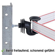 2x Band-Eckisolator "Cavallo" 40 mm - metrisches Gewinde