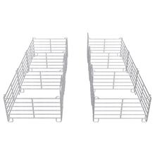 VOSS.farming Weidepanel für Tiersicherheit auf der Weide. Text hebt die Vorteile der hochgezogenen Endrohre hervor.