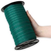 AKO Weidezaunband "EconomyLine" 200m aus Recycling-Kunststoff, 20mm, 4x0,16mm Niro, grün-grau