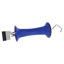 Torgriff Premium mit Litzclip® Bandanschluss 40mm, blau