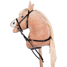 HKM Martingal Hobby Horsing aus Kunstleder, verstellbar, für Steckenpferde