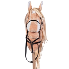 HKM Martingal Hobby Horsing aus Kunstleder, verstellbar, für Steckenpferde