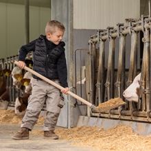 Aluschaufel "Mini" für Kinder, mit Stiel, 107cm