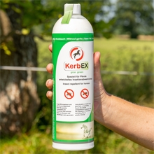 KerbEX grün, ohne Knoblauch - Insektenabwehrmittel für Pferde, 1 Liter