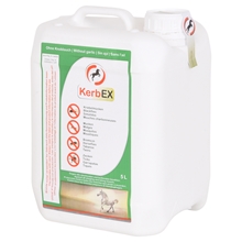 B-Ware: KerbEX grün, ohne Knoblauch - Insektenabwehrmittel für Pferde, 5 Liter