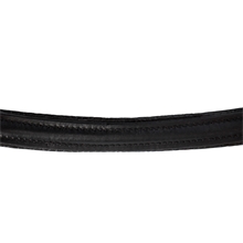 Covalliero Trensenzaum Standard - hochwertiges Leder, inkl. Gurtzügel, schwarz, Full
