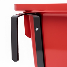 Transportkrippe 12 Liter, Futtertrog zum Einhängen, Turnier-Futterkrippe ohne Tragegriff, rot