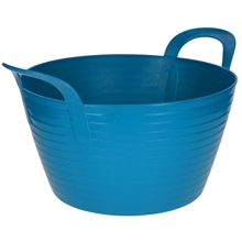 Flexibler Trog FlexBag - Flexi-Eimer, Flexitrog, Flexi Futtereimer, 12 Liter, royal-blau