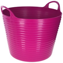 Flexibler Trog FlexBag - Flexi-Eimer, Flexitrog, Flexi Futtereimer, 28 Liter, pink