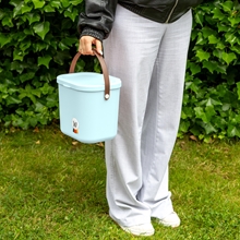 Waldhausen Multibag ECO 6L, mit Deckel, Tragetasche aus recyceltem Kunststoff, türkis