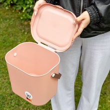 Waldhausen Multibag ECO 6L, mit Deckel, Tragetasche aus recyceltem Kunststoff, linnea rosa