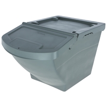 Futterbox 40L stapelbar mit Deckel, Futtertonne, Aufbewahrungsbox für Tierfutter