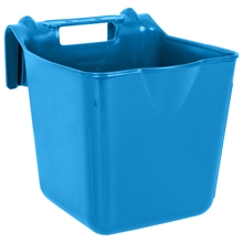 Futtertrog "HangOn" zum Einhängen, Trog mit Haltegriff, royalblau, 13 Liter