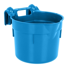 Futtertrog "HangOn" zum Einhängen, Trog mit Haltegriff, royalblau, 8 Liter