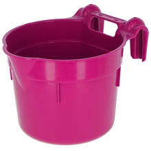 Futtertrog "HangOn" zum Einhängen, Trog mit Haltegriff, pink, 8 Liter